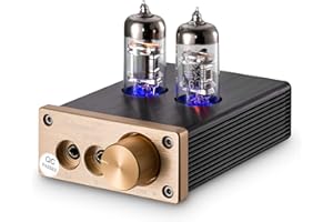 Nobsound NS-08E wzmacniacz słuchawkowy z rurką, HiFi Mini Valve Tube Headphone Amplifier Stereo Amp Audio