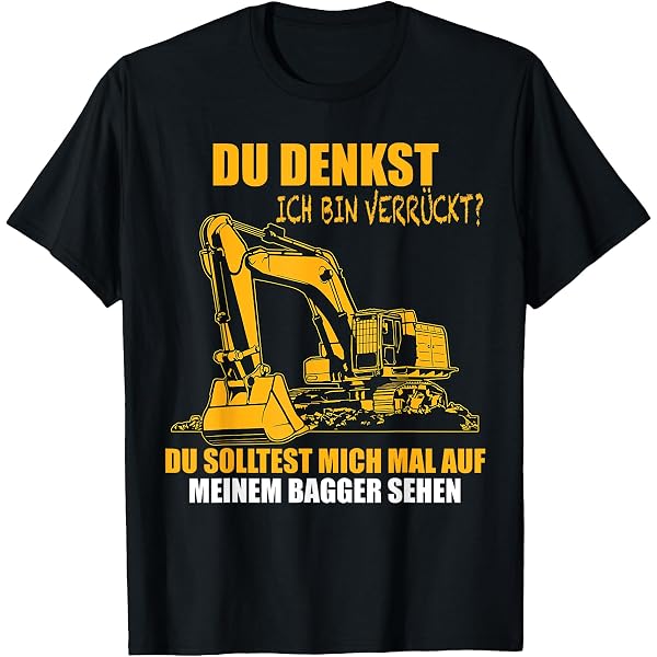 Spaß Kostet Herren T-Shirt – Bagger-Motiv, Regular Fit, Größe S Bis 5XL