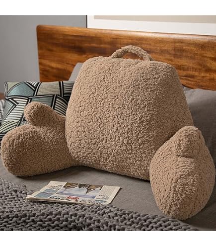 Cuscino Lettura Capybara In Pelliccia Sintetica – Supporto Ergonomic Con Cuscinetto Cervicale