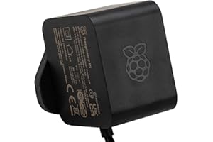 Raspberry Pi 27W USB-C Power Supply - Black