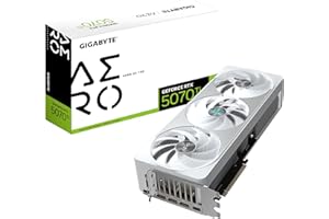 Gigabyte GeForce RTX 5070 Ti AERO OC 16G Scheda Grafica - 16GB GDDR7, 256 bit, PCI-E 5.0, 2588 MHz Core Clock, 3 x DP 2.1a, 1 x HDMI 2.1b, NVIDIA DLSS 4, GV-N507TAERO OC-16GD