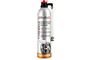 Holts Tyreweld Emergency Puncture Repair Tyre Sealant Kit, for Extra Large Tyres SUV 4X4 LCV & Vans, Repairs & Reinflates No tools or Jack needed, 600ml