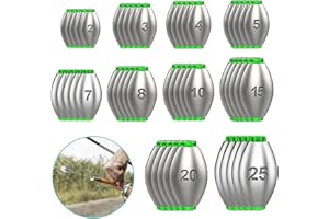 Muodeco Dropshot Blei, 50 Stück Gngelblei Set,blei Angeln,Angel Blei Set mit Silikonstöpsel Angelzubehör, Angelgewichte für Outdoor-Sportarten Angeln(2/3/4/5/7/8/10/15/20/25g 10 Größen)