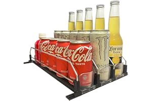 Yositochuan Portabottiglie Frigorifero,Portabottiglie Frigo 25 * 38cm,Perfetto per Bar,Feste,Facile Accesso,Con Design di Ammortizzazione per una Scorrimento Fluida delle Bottiglie di Vino