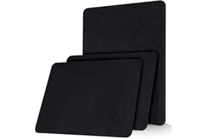 GELAISI Negro Parche de reparación de Tela de Lino Autoadhesivo, Kit de Cinta de reparación de Parche Lino, para sofá, tapicería, Muebles, Asientos de Coche, Silla de Oficina（20x28 cm-3 Piezas）