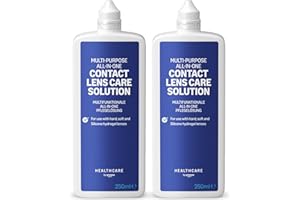 BY AMAZON Amazon Basic Care All-in-One Contact Lens Solution 2 x 250 ml