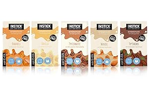 INSTICK JUST ADD WATER INSTICK bevanda istantanea senza zucchero | Pacchetto 6 – 5x confezione da 12 per 12x0,5 L ciascuno | diversi tipi di latte e alternative al latte | vegana, a basso contenuto calorico, con vitamina C