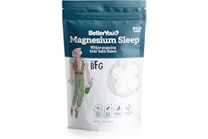 BetterYou Magnesium Sleep Whizz-Popping Kids' Bath Flakes, Pure Zechstein Magnesium Chloride, Aids Relaxation Before Bedtime, in Partnership with The Roald Dahl Story Company
