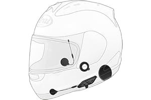Sena 10U system komunikacji Bluetooth do motocykli i skuterów z pilotem zdalnego sterowania do kasków integralnych Arai, 10U-AR-11