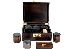 PRIMICITY Stash Box with Smoking Accessories : Grinder, Rolling Tray, 2 Smell Proof Jars + More Accessories for Smoking- Rolling Box - Smoking Box -UK Seller