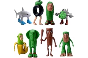 71NMLY 8PCS Tung Tung Tung Sahur Figure Toy,for Tralalero Tralala Figura,Brainrot Animales Figura,Italian Brainrot Figures,Figuras de Acción para Decoración de Fanáticos,Desk Decorations Gifts