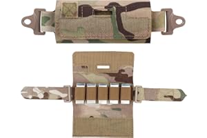 Gunyoo Tactical Helmet Counterbalance Weight Bag NVG Counterweight Pouch Tactical Helmet Balancing Weight Bag with 5 Counter Blocks für OPS Fast BJ PJ MH Helmet Accessories