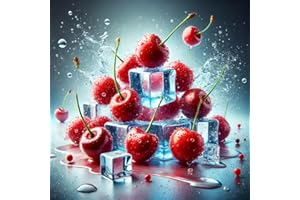 Cherry Ice - Concentrato di aromi di ciliegia - Vegano - Sasami - 10ml
