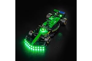 BRICKBLING Juego de luces LED compatible con Lego Aston Martin Aramco F1 AMR24 Race Car 77245 (no es un modelo), juego de iluminación decorativa compatible con Lego Aston Martin Aramco F1 AMR24 Race Car
