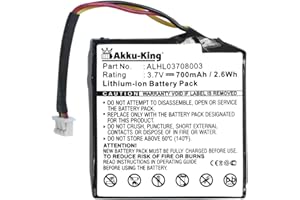 Akku-King Akku kompatibel mit Tomtom Start 20 / Start 25 - ersetzt ALHL03708003 - Li-Ion 700mAh