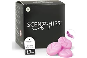 ‎SCENTCHIPS Scentchips® Orchidee Duftwachschips – Hausduft – Duftwachs Melts – Geeignet für Duftlampe & Wachsbrenner – Blumiger Orchideenduft – 13 Stück – Elegant & Langanhaltend