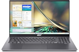 ‎ACER Acer Swift X (SFX16-51G-50UP) Ultrabook/Laptop | 16" FHD Display | Intel Core i5-11320H | 16 GB RAM | 512 GB SSD | NVIDIA GeForce RTX 3050 | Windows 11 | QWERTZ Tastatur | grau