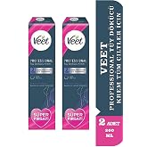 Veet Professional T&uuml;y D&ouml;k&uuml;c&uuml; Krem, S&uuml;per Fırsat Paketi 400 ml (2 x 200 ml)