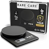 RARECARE Kitchen Weight Machine For Home | Electronic Weighing Machine for Food | Tare Function 1 Year Warranty | Dual Weight