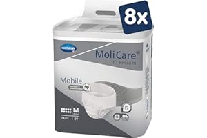 8x Hartmann MoliCare® Premium Mobile, 10 Tropfen - Größe M - B08VWSH5VX | Packung (14 Stück)