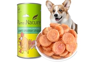 JJW Chips de Pollo Croccantes para Perros 70g - Snacks Premium Naturales en Lata, Hechos con Pollo, Bajo en Grasa Alto en Proteínas, Ideales para Entrenamiento & Recompensas