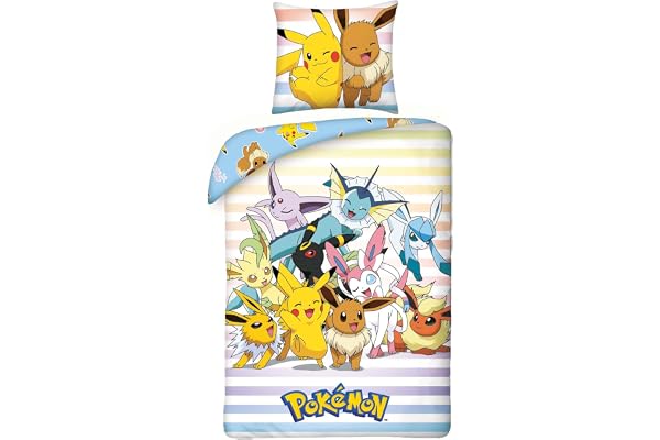 Pokemon sängkläder POK322 140 x 200 cm