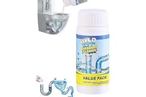 DILAMINAQI Abflussreiniger, Value Pack Rohrreiniger, Hochwirksamer Rohrreiniger mit Aktivschaum für Küche, Bad, Toilette & Balkon (1 stück)