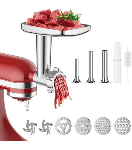 AMZCHEF Fleischwolf Zubehör - Kompatibel Mit Kitch Produktbild-Vorschau 6