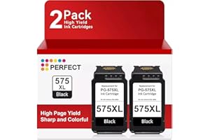 CARTRIGO PG-575XL 575XL Zamienne wkłady drukujące do Canon 575 kartridży do Canon PIXMA TS3550i TS3551i TS3750i TR4750i TR4751i (2 czarne)