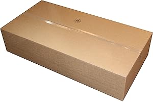 MARI-MEDIENVERPACKUNGEN 1 St. Faltkarton 1200x600x250 1.40 C 1 wellig Kraftliner Versandschachtel 120x60x25 Kiste Versandbox