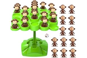 THAELY Scimmia 'albero 'equilibrio, Gioco 'albero 'equilibrio delle scimmie per bambini, giocattoli della tavola 'equilibrio che contano gioco del giocattolo per i regali dei bambini