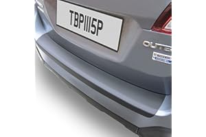 Travall Car Boot Bumper Protector Compatible with Subaru Outback BS (2014-2019) - Vehicle-Specific Black Smooth Plastic Bumper Protection against Scuffs and Scratches