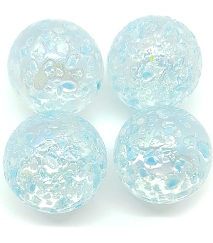 Mesbilles – Lot 25 Billes En Verre De 20 à 50 Mm, Grandes Et Très Grandes, Collection