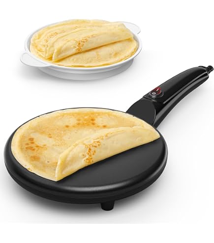 Crêpière électrique Carrée Casselin CCC35E - Plaque En Fonte Ø35 Cm, Thermostat Réglable 60-300°C - 2200W - 10