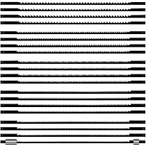Scie Dewalt Lot De 12 Lames De Scie U00e0 Chantourner Avec Dents En Spirale Pour Bois M Tal Plastique 825457 Scie A Metaux