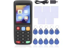 DPOFIRS Copieur de Carte USB, Lecteur RFID Portable à Fréquence Complète Duplicateur de Copieur de Carte RFID avec 5 Cartes T5577