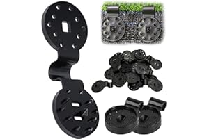 WAYBWZDQ 60 Pièces Clips pour Toile D'ombrage, Clip de Fixation pour Filet D'ombrage, Clip Spécial avec Œillet, Clips en Plastique pour Tissu de Protection pour Plantes, Jardin, Gazon