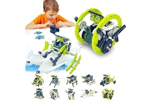 BOZTX 12-in-1 STEM Solar Roboter Spielzeug , Coole Geburtstag Weihnachten Geschenk Junge, Experimente für Kinder ab 8 9 10 11 12+ Jährige Jungen Schüler
