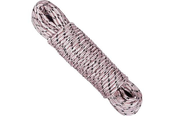 Kuber Industries Nylon Synthtic Laundry Clothesline - 20 MTR Cloth Drying - Multicolor Clothes Line Wire