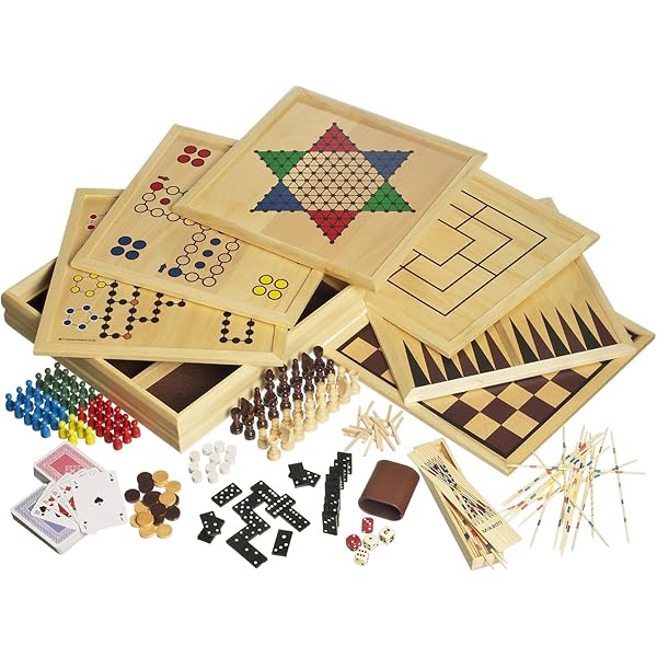 50 Stück Reisebrettspiel Schach und Mühle ca. 10 x 10 cm in