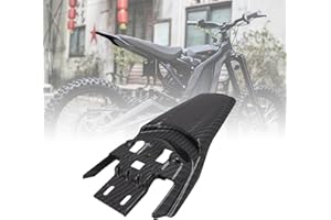 ANXIN Electric Dirt Bike Rear Fender Motorcycle Protector Mudguard for Surron Sur Ron Light Bee X LBX - Carbon Fiber Pattern