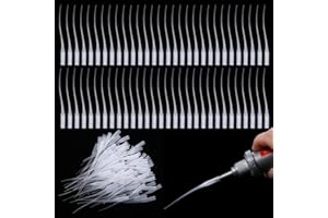 Giantree 300 szt. plastikowych końcówek do klejenia, aplikatory z mikro końcówkami kleju, precyzyjna głowica dozownika klejów do dozowania rzemiosła artystycznego