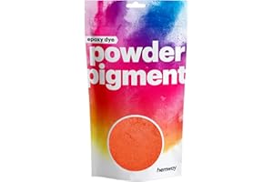 Hemway | Métallique Postbox Rouge époxy colorant pigment en poudre couleur ultra-Étincelle colorant métallique Pigments pour résine époxy polyuréthane - 100 g