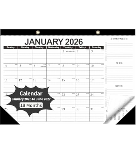 STOBOK Floral Wall Calendar 2022-2023 Calendar Jan... – Grandado
