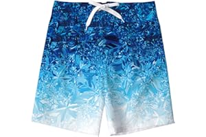 Fanient Boys 3D Printed Funny Swim Trunks Quick Dry Beachwear Sports Running Swim Board Shorts
