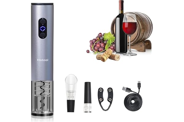 Ouvre-bouteille de vin électrique automatique, tire-bouchon électrique rechargeable avec aérateur, coupe-capsule, bouchon à vin, câble de charge USB-C, coffret cadeau pour femmes amateurs de vin