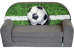 ‎FORTISLINE FORTISLINE – Kindersofa Mini ausklappbar 40x78x45cm - Kindersofa für Kinder 2in1 - Kindercouch ausklappbar - Schlafcouch aus Schaumstoff - Abnehmbarer Bezug - Viele Motive