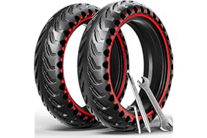 AHJ Pneu Plein Trotinette 50/75-6.1 Pour Wispeed, Pneu Plein Trotinette 8 1/2 x2 pour Xiaomi Pro 2, M365, M365 PRO, 1S, 3 Lite, Essential, 8 1/2 x2 Roue Remplacement pour Xiaomi Trotinette