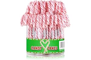 Hamlet Candy canes rouge et blanc tubo de 72