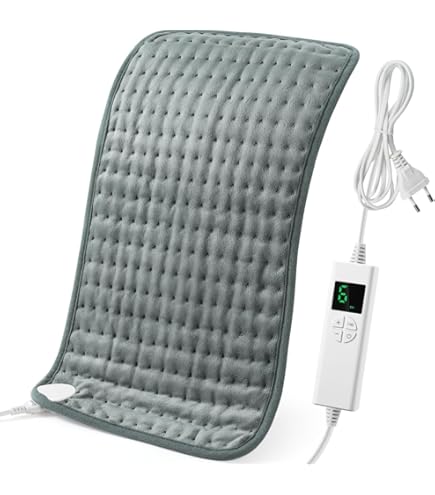 Coussin Chauffant Aoroy 125 * 30cm Électrique Arrêt Automatique Protection Contre Surchauffe 6